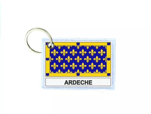 Schlusselring schlusselanhanger gedruckt Flaggen flagge fahne ardeche