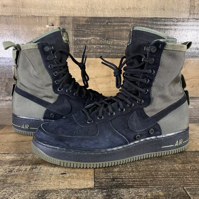 Nike SF Air Force 1 Olive Size 9.5 Mens Special Forces Black Green 2018 864024