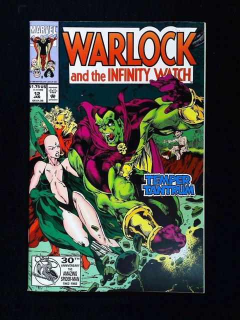 Warlock And The Infinity Watch #12  Marvel Comics 1993 Vf+