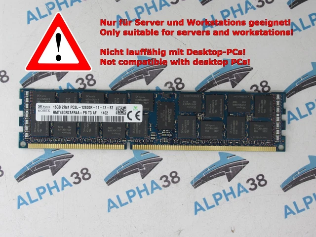 SK Hynix 64 Go DDR4 2933 MHz REG ECC – Mémoire Serveur LRDIMM (module Ouvert Jamais Utilisé)