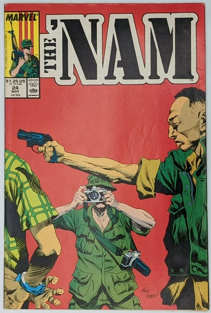 'Nam (1988) MARVEL COMICS #24 COPPER AGE VIENTNAM WAR VF