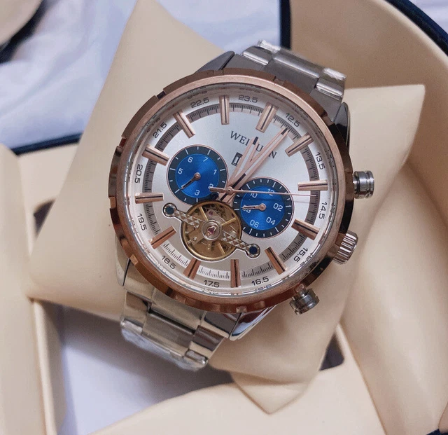 Orologio Meccanico Multifunzionale Da Uomo Calendario Business Orologio Venduto Molto