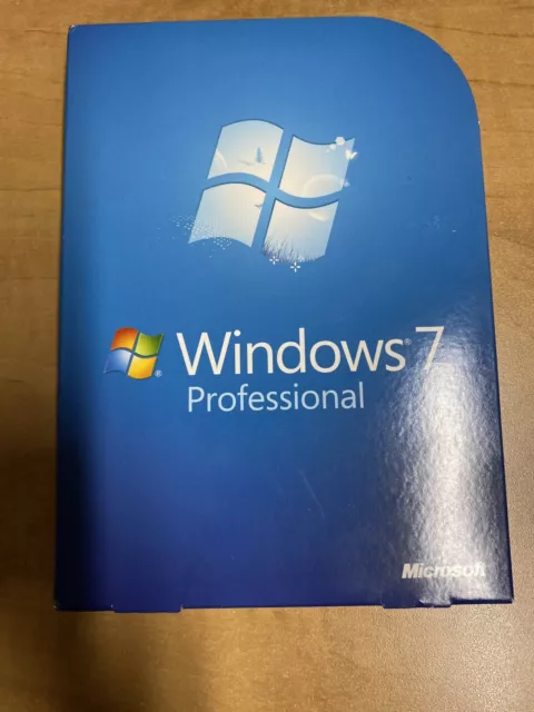 Microsoft Windows 7 Professional Full Retail Version 32 bit & 64 bit MS WIN PRO