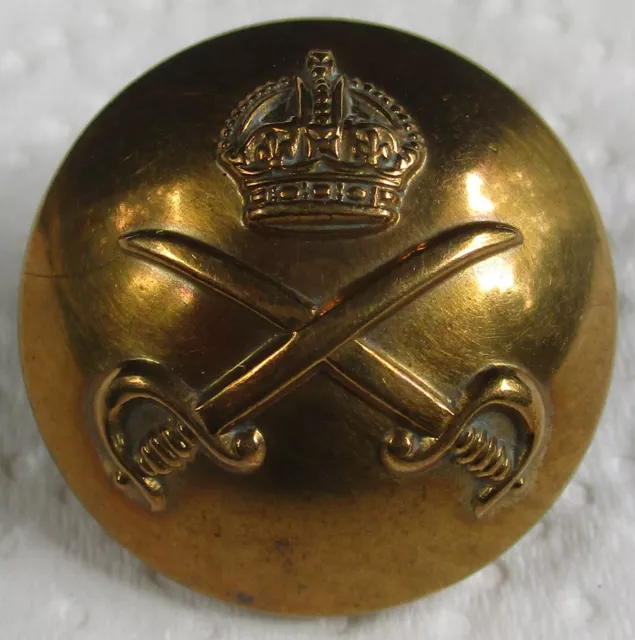 British Officer's:"ARMY PHYSICAL TRAINING CORPS BRASS BUTTON" (Large, 26mm, WW2)