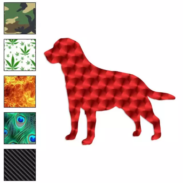 Labrador Terrier Dog, Vinyl Decal Sticker, 40 Patterns & 3 Sizes, #1974