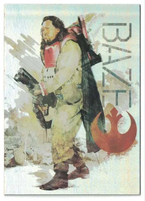 2016 Topps Star Wars: Rogue One: Mission Briefing Character Foils #3 Baze