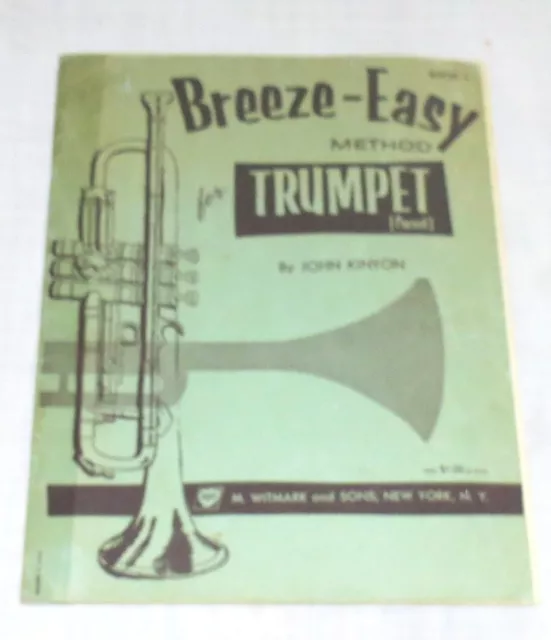 Breeze-Easy Methode für Trompete Cornet Buch 1 - John Kinyon - 1958