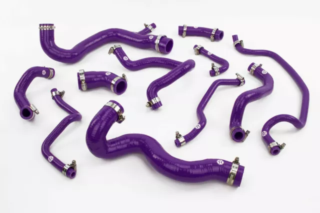 Tuyaux de liquide de refroidissement pour radiateur en silicone pour violet Vauxhall Astra VXR MK5 Stoney Racing