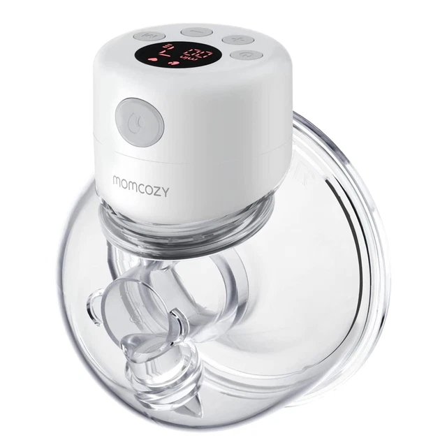 Extractor de senos eléctrico portátil Momcozy S12, extractor de senos manos libres 24 mm