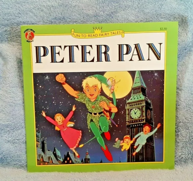 VINTAGE 1991 HONEY BEAR BOOKS *PETER PAN* FUN TO READ FAIRY TALES $3.95 ...