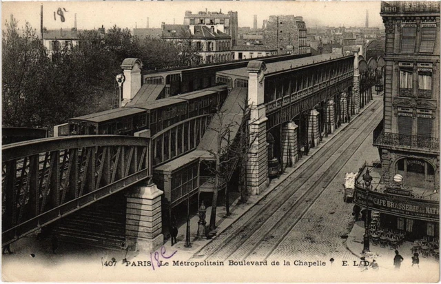 CPA PARIS 18e Le Metropolitain Bd de la Chapelle (1249867)