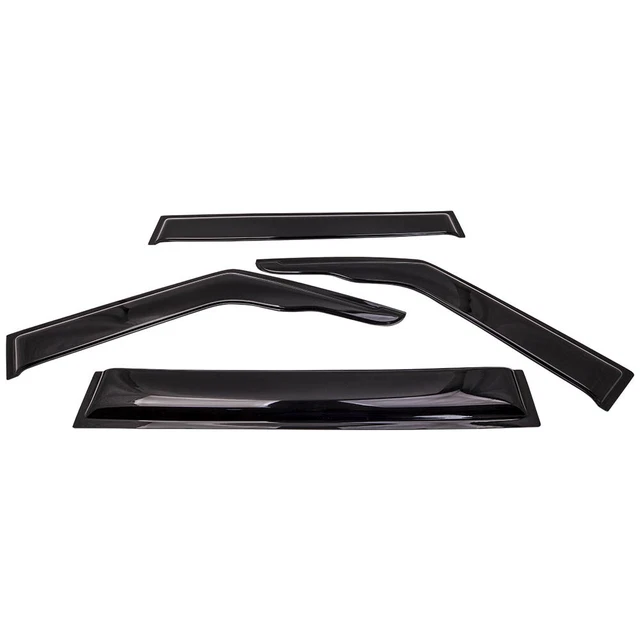 4 X Weathershield Weather Shields For Nissan Patrol Gq Y60 1988-1997 Auto Mirror