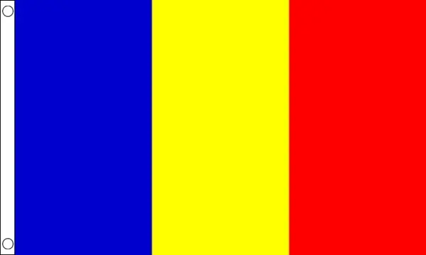 Cortina ataúd bandera nacional de Rumania con envío rápido