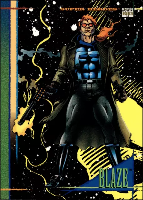 1993 Skybox Marvel Universe Series IV 4 Trading Card #103 Blaze