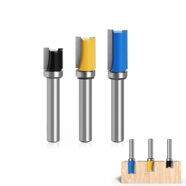 Bestgle Frese Per Legno Con Gambo 8mm - Set Per Router Con Cuscinetti - Foto 5