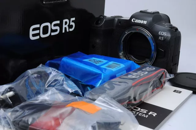 Canon EOS R5 45.0 MP Mirrorless Digital Camera Body [Near MINT w/ Box] Japan.