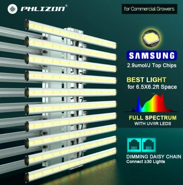 8000W Spider w/SAMSUNG561C Grow Light Full Spectrum Commercial VS Fluence Gavita