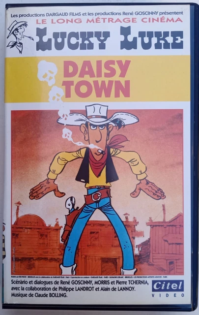 VHS Lucky Luke Daisy Town Long Métrage Cinéma 1996 Citel Vidéo