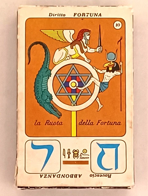 APEROL LA RUOTA della Fortuna Tarot. Ultra-Rare OOP Vintage