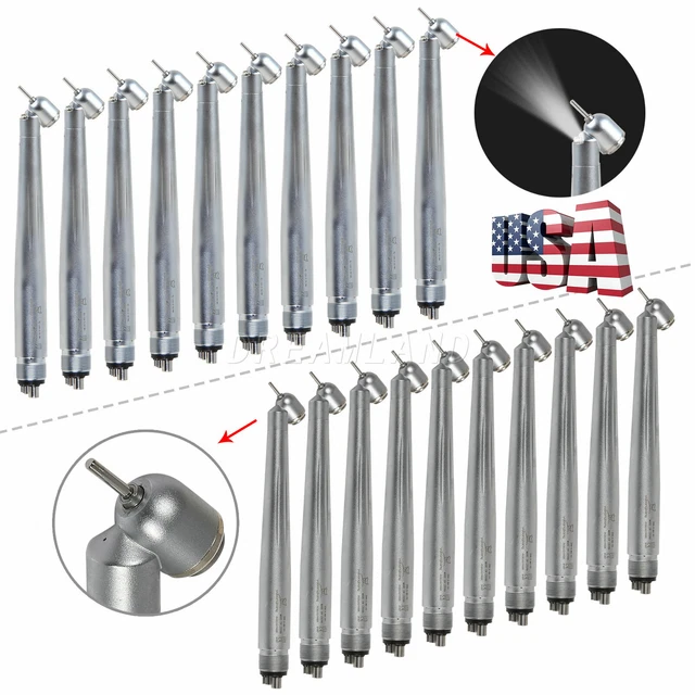 USA NSK Style Dental Surgical 45 Degree LED E-generator /High Speed Handpiece 4H