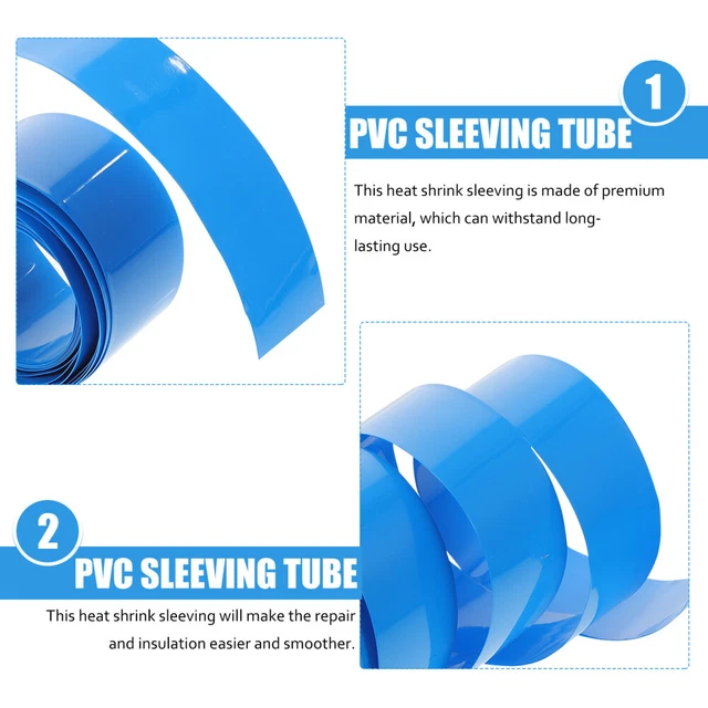 10 Pcs PVC-Schrumpfschlauch Isolierung PVC-Schlauchschlauch 2