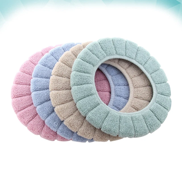 4 colores cubierta de asiento de inodoro para asientos de baño
