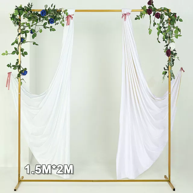 Wedding Stand Flower Rack Frame Arch Door Iron Square Garden Party Prop  UK