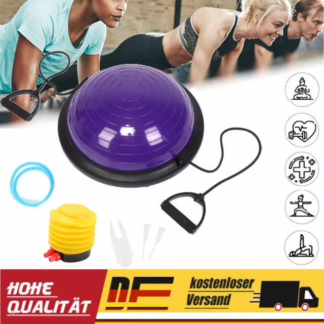 46cm Balance Ball Trainer Anti-Rutsch Balance Halbkugel Balance Gymnastikball