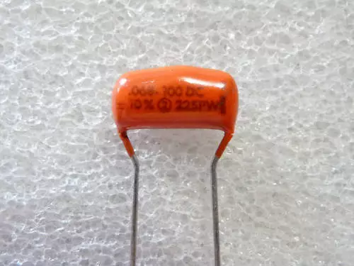 Condensateur .068uF 68nF 100V Sprague Orange Drop 225PW