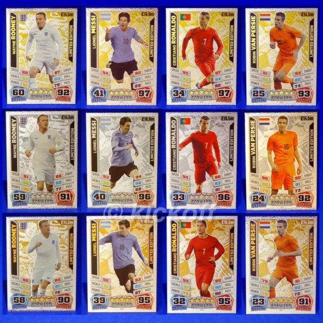 Match Attax World Cup 2014: Limited Editions. Hundred Clubs, Man of the Matches