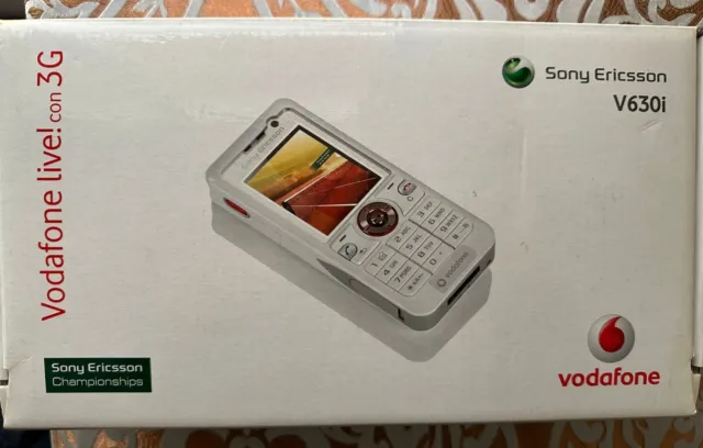 SONY ERICSSON V630i Blanco Elegante + Llavero NUEVO SIN USAR! Sin Bloqueo SIM!