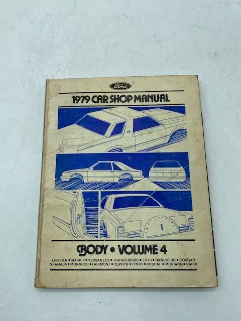 1979 Ford Volume 4 Body Factory Car Shop Manual SKU16