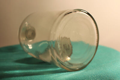 Apothekenflasche, Glasflasche, Vorratsglas Laborglas mit Glasstopfen   `*6271 3