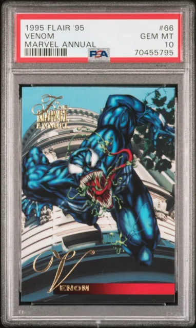 1995 Flair Marvel Annual #66 Venom PSA 10 Gem Mint