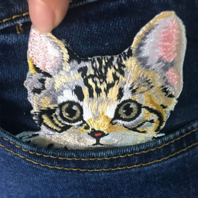 écusson ECUSSON PATCHE PATCH THERMOCOLLANT TETE DE BULLDOG DIM 6,5 X 5,5 CM 