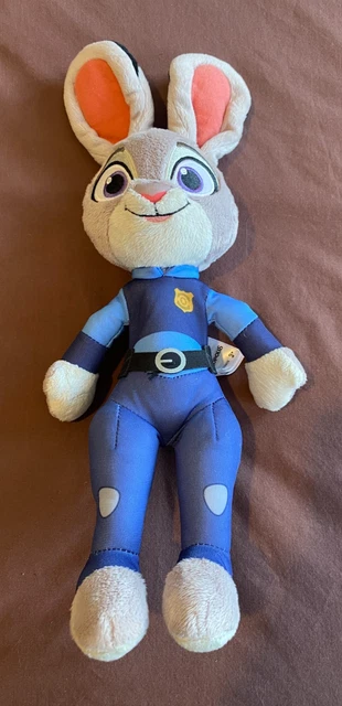 DISNEY TOMY ZOOTROPOLIS Police Rabbit Judy Hopps Talking Plush Soft Toy ...