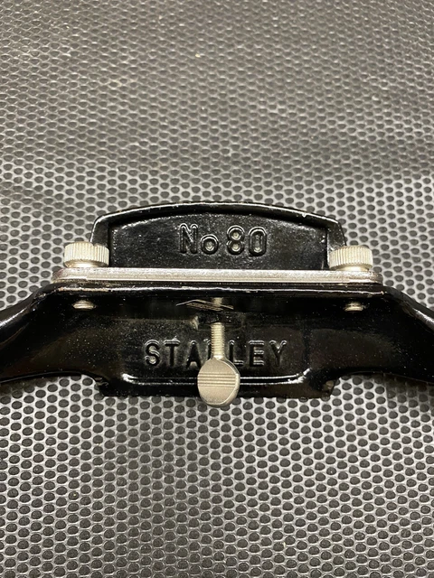 Vintage Stanley No. 80 Wood Cabinet Scraper Plane Carpentry Tool 2