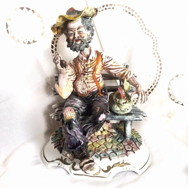 Statuetta In Pietra Ragazzo E Ragazza Su Panca - Decorazione Da Esterno Resistente Al Gelo, H. 40 Cm, 21 Kg