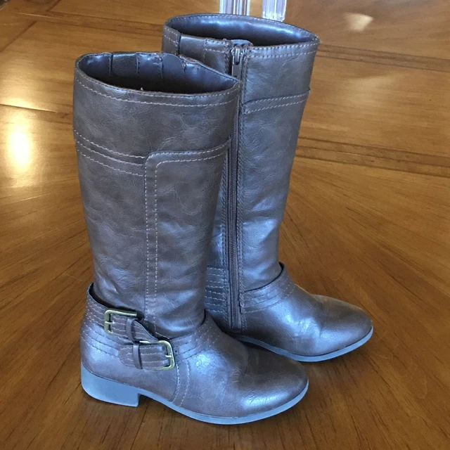 NINE WEST GIRL S Sassy Tran Brown Fashion Boots Shoes 54.95