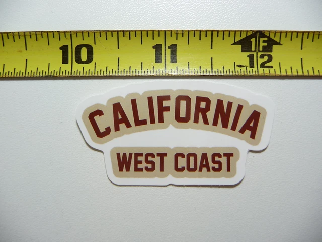 California West Coast #1 Decal Sticker Pride State