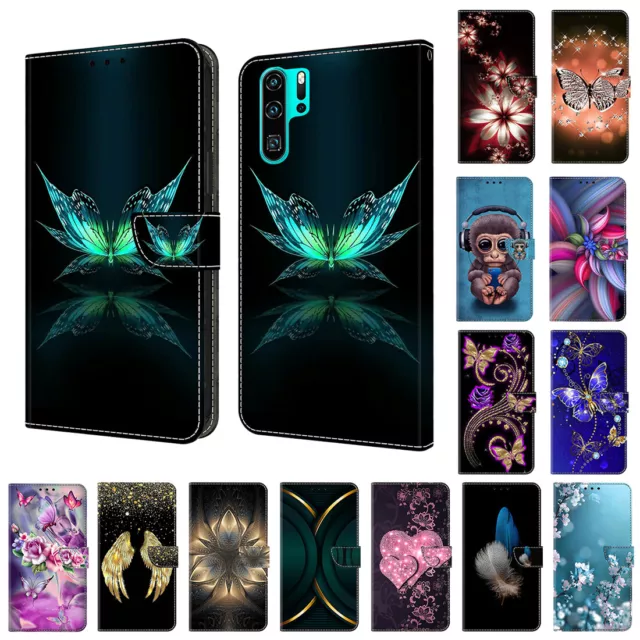 Handy Hülle für Huawei P Smart 2018 Plus 2019 Schutz Tasche Cover Flip Etui Case