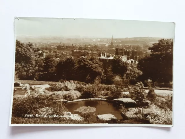 Bristol From Brandon Hill, Gloucestershire, Real Photo Postcard 1950s