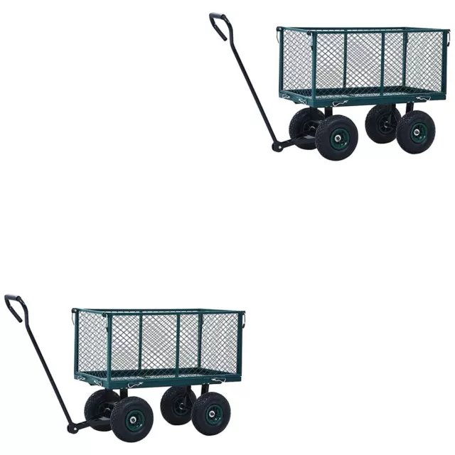 Set 2x Transportwagen Gartenkarre GW2 Garten / Gerätewagen 350 kg