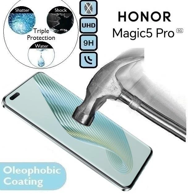 100% Genuine Tempered Glass Screen Protector (Honour 5Pro) For Honor Magic 5 Pro
