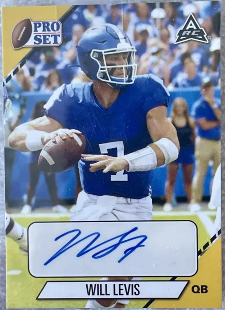 2021 leaf pro set Will Levis rookie auto #PS – WL1 Tennessee Titans