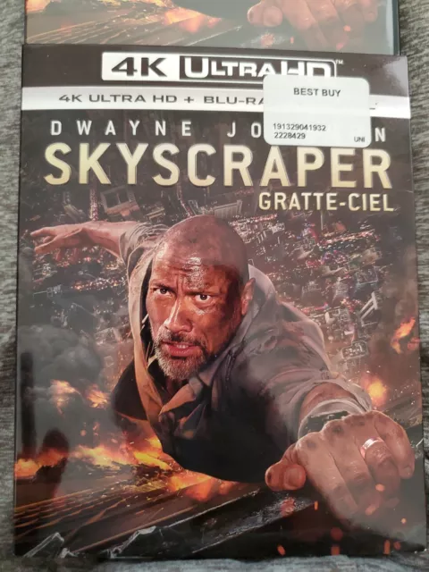 Skyscraper (4k Ultra HD + Blu-ray) + Slipcover + Digital Code