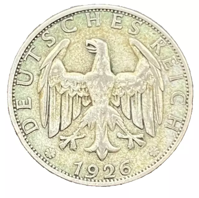 Deutschland - Weimarer Republik : 2 Reichsmark 1925 A - Silber