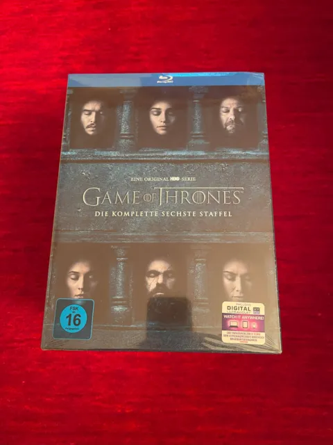 Game of Thrones  Staffel 6  Limitierte Edition mit Buchstütze Eiserner Thron  Bl