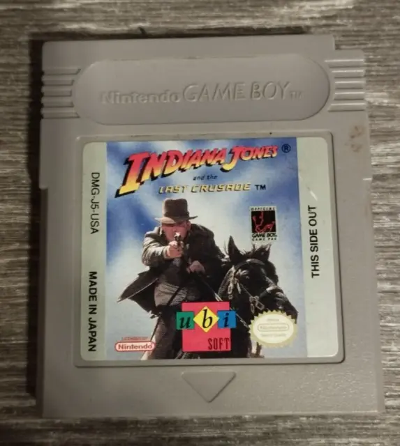 Indiana Jones and the last crusade - Nintendo Game Boy Color GB / DMG-J5-USA