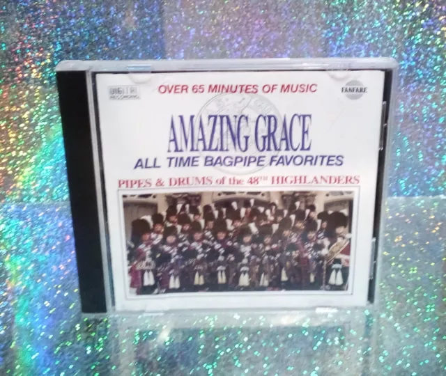 (2-58) "Amazing Grace: Bagpipes And Drums Of 48Th Highlanders" Cd / Pre-Heard